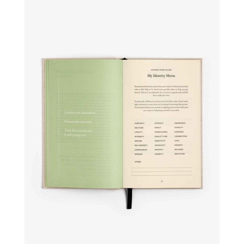 The Three Question Journal Green
