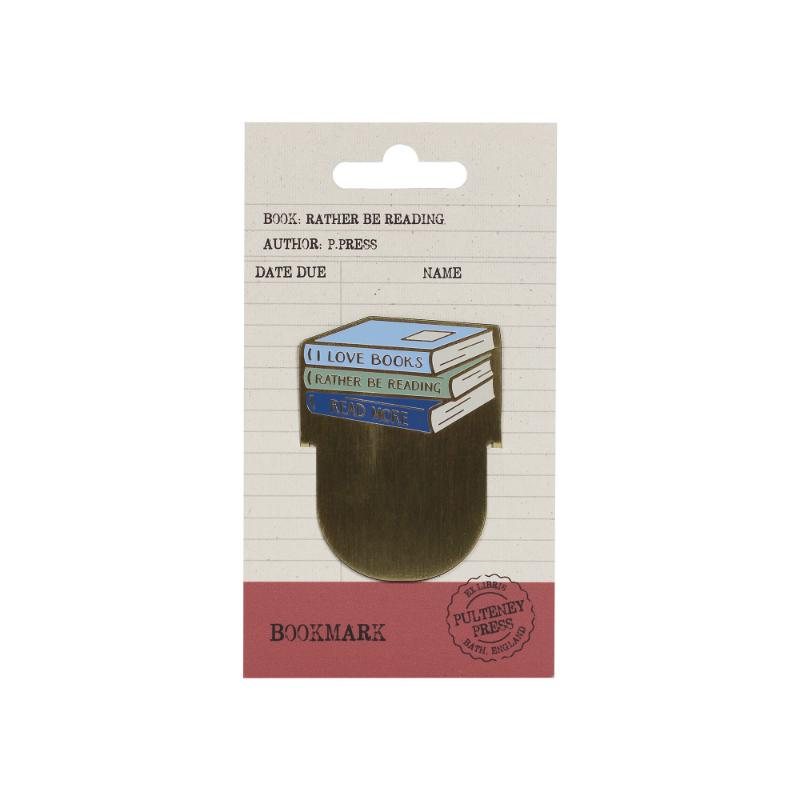 Metal Bookmark - Rather Be Reading