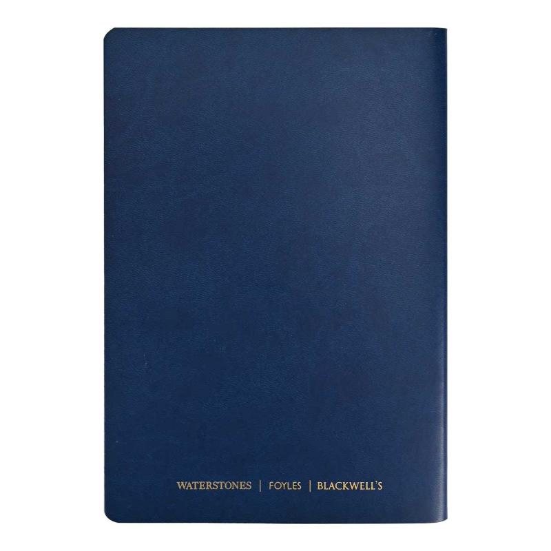 Navy Lined Vegan A5 Notebook