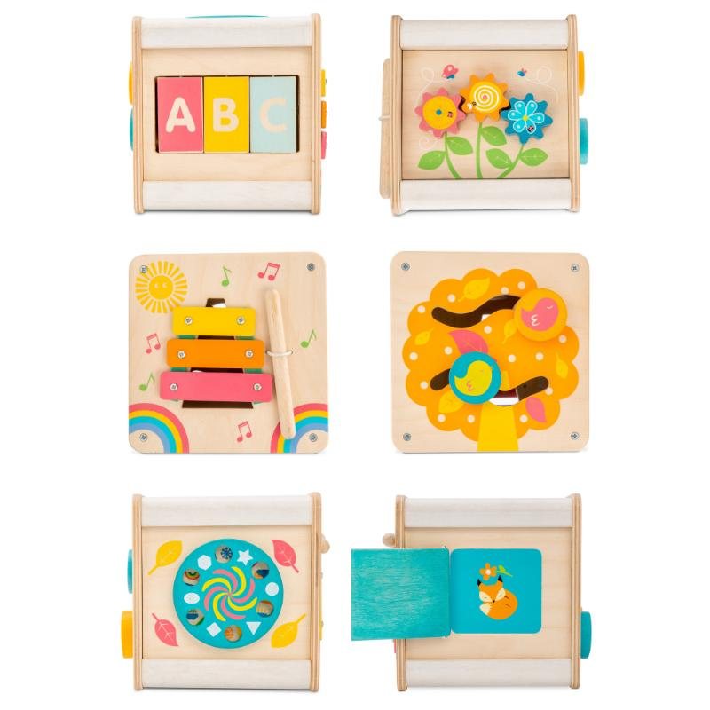 Activity Wooden Cube
