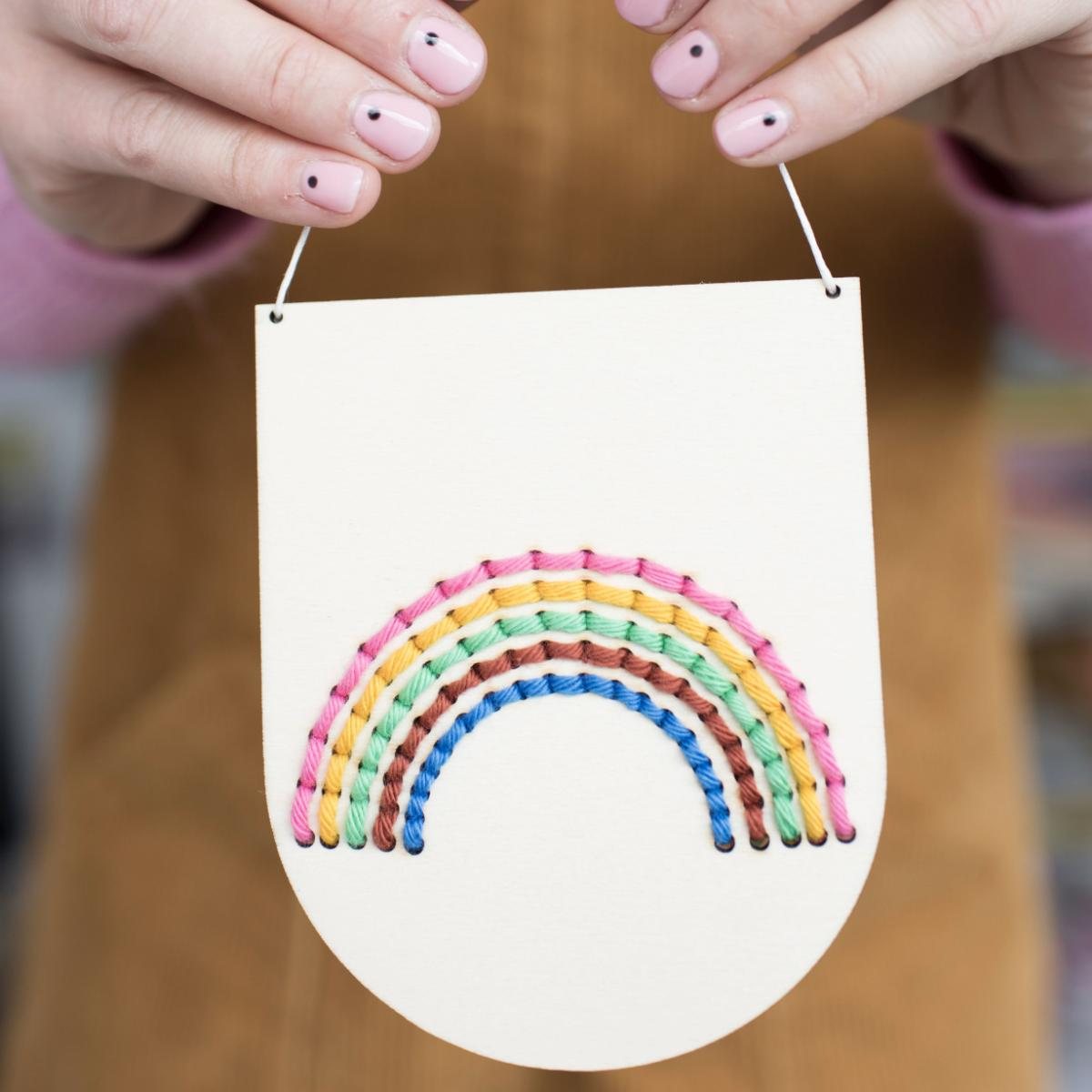 Rainbow Embroidery Kit