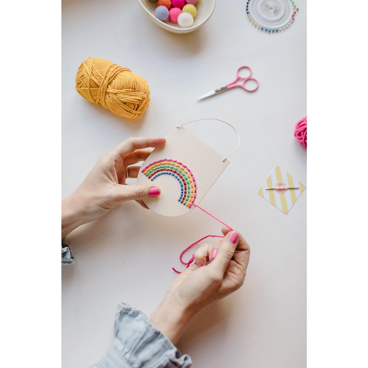 Rainbow Embroidery Kit