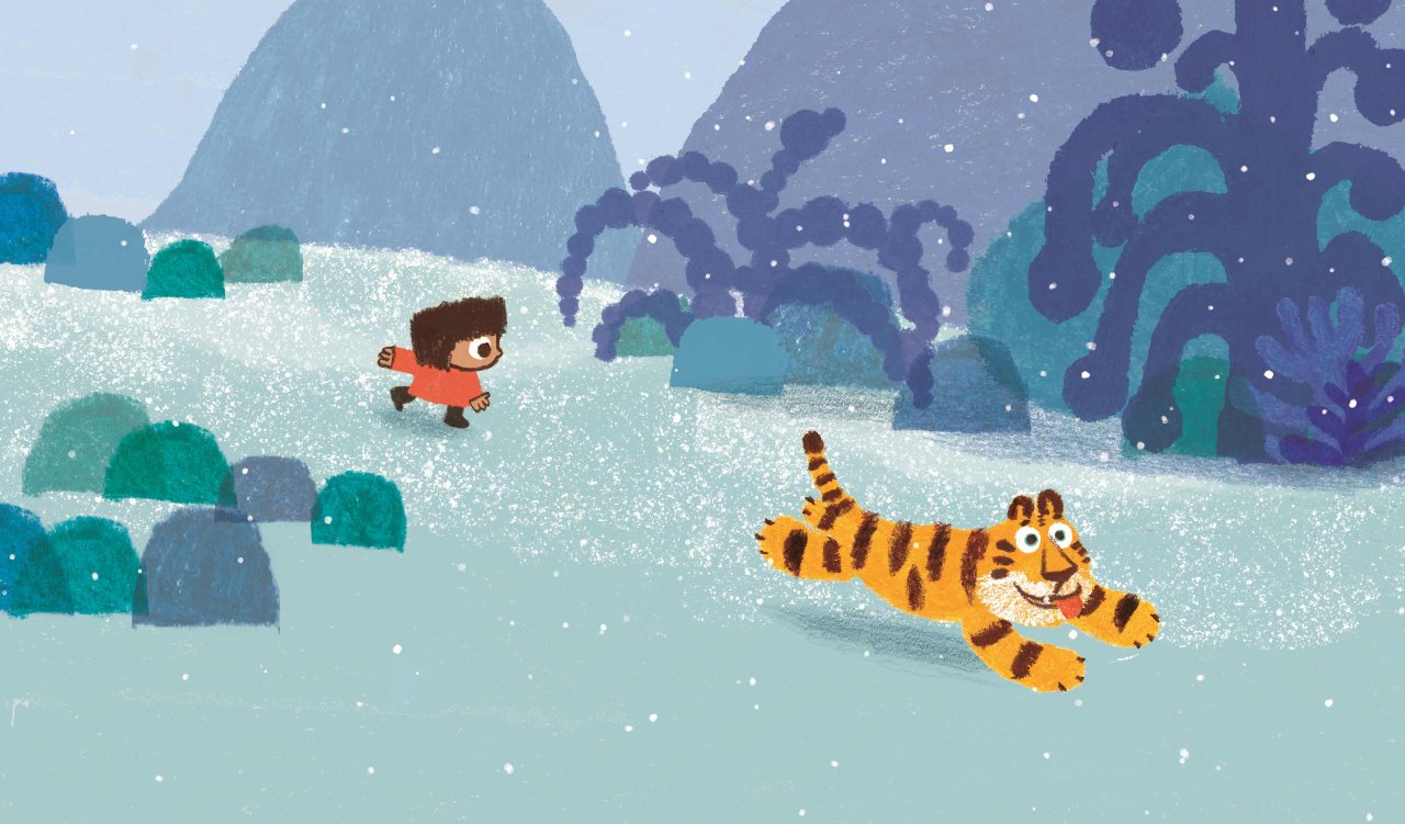 Tiger, It's Snowing!