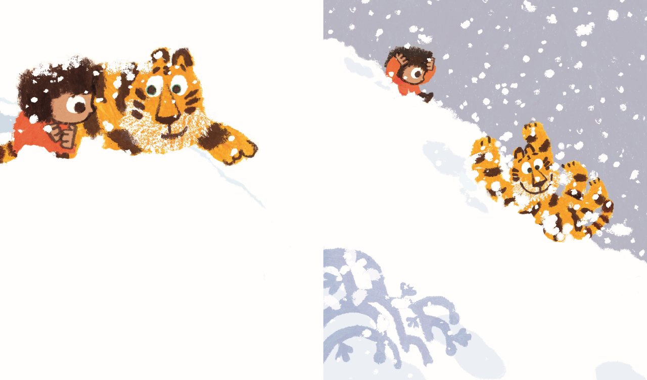 Tiger, It's Snowing!