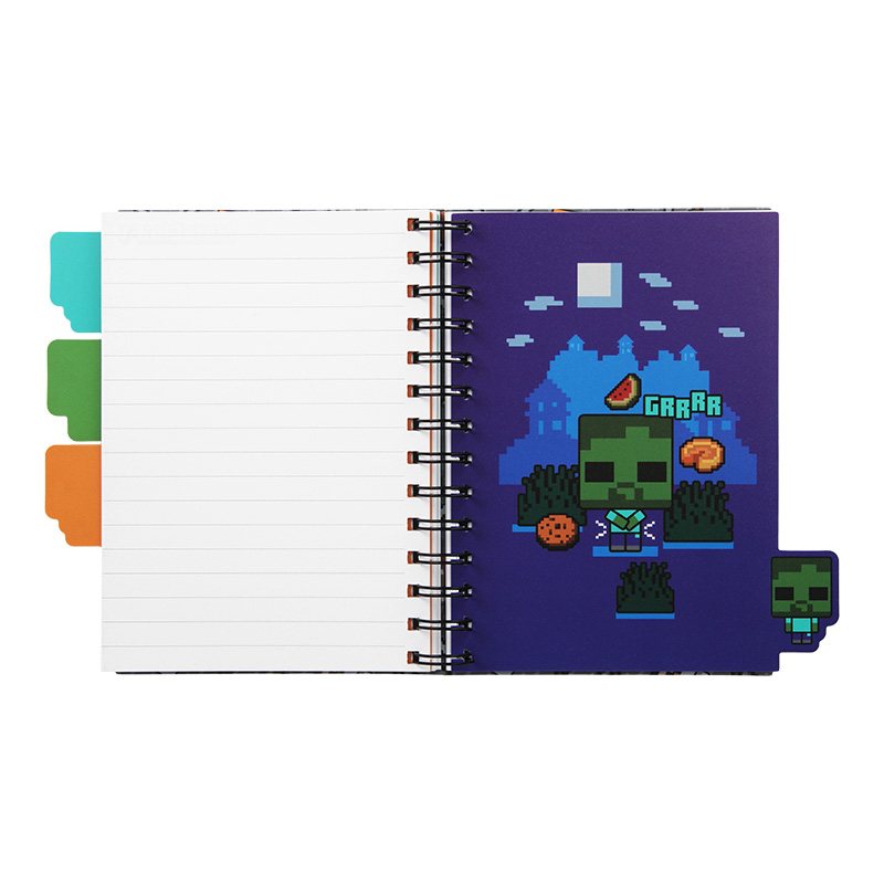 Minecraft Notebook With Dividers