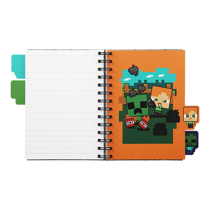 Minecraft Notebook With Dividers