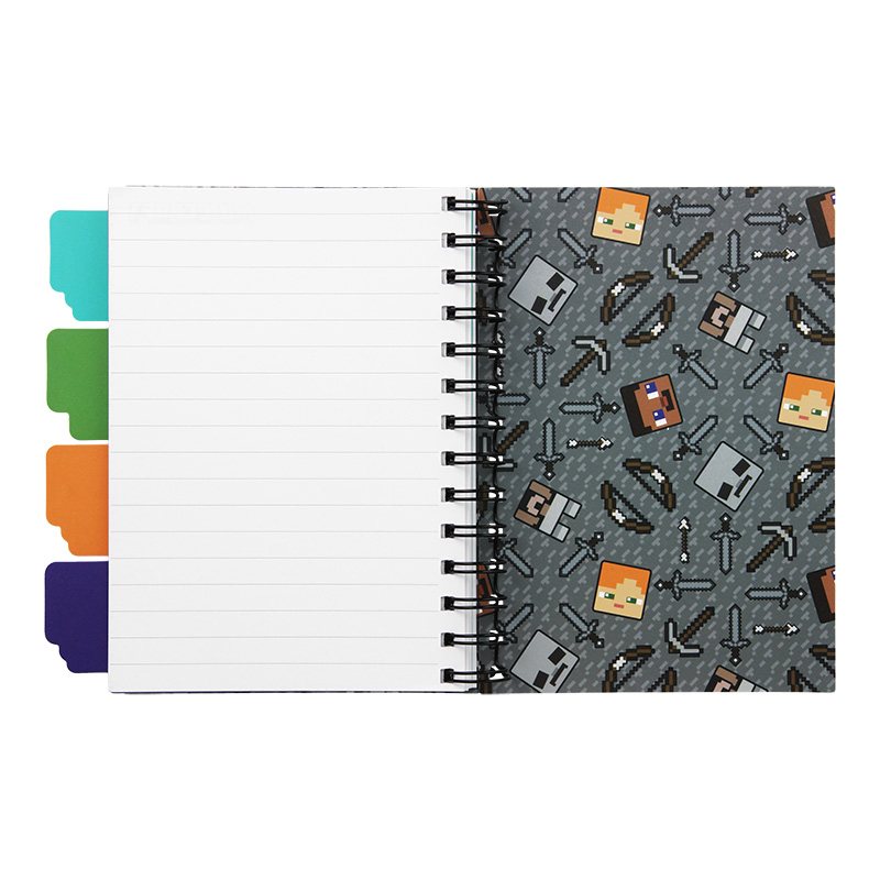 Minecraft Notebook With Dividers