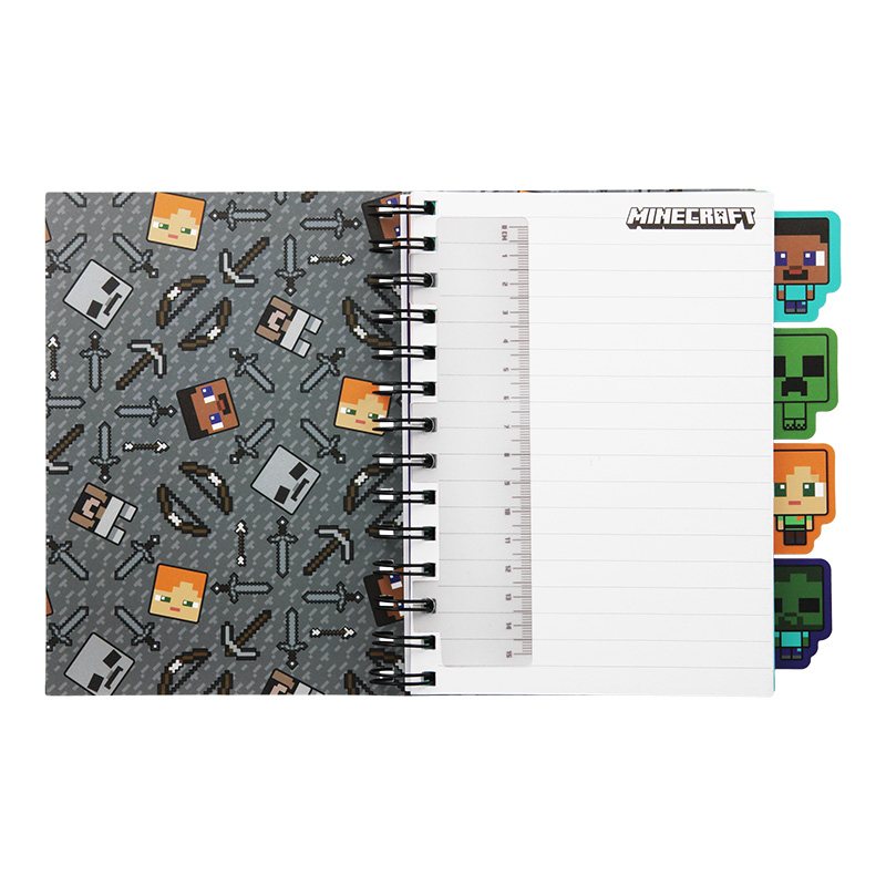 Minecraft Notebook With Dividers