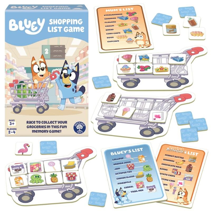 Bluey Shopping List Game
