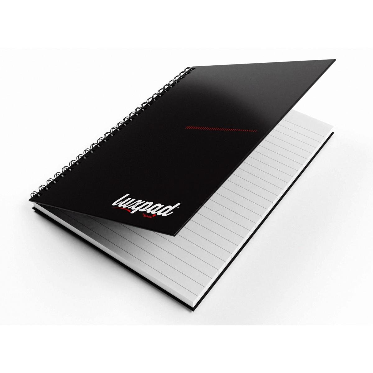 Luxpad A5 Hardback Wirebound Notebook - Lined