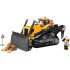 Yellow Bulldozer With Front Loader