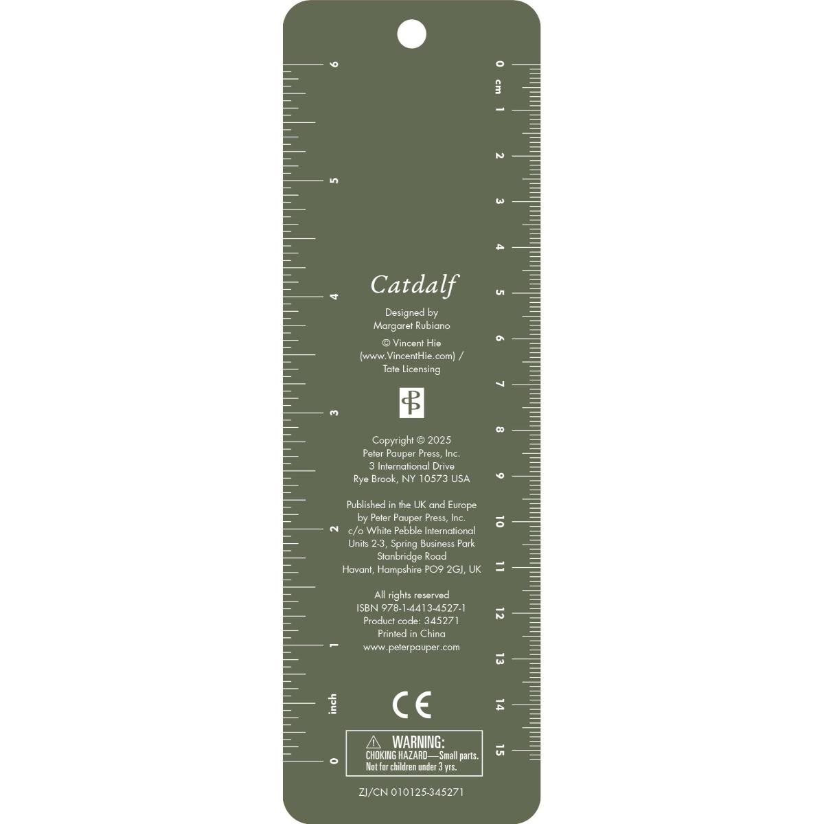 Beaded Catgalf Bookmark