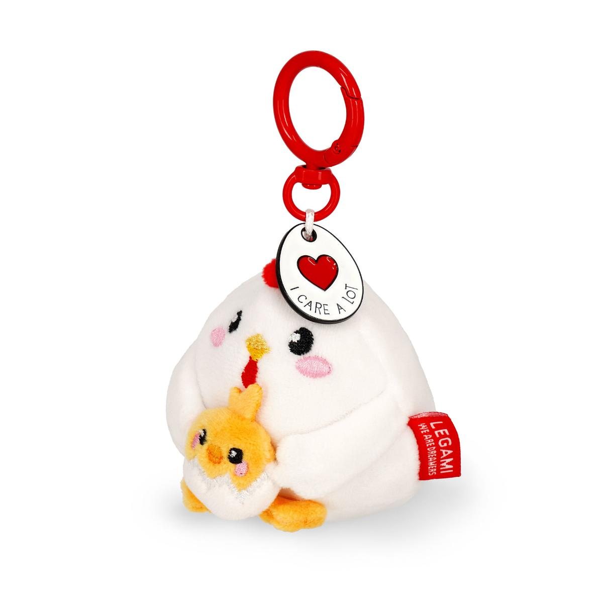 Hen Super Soft! Tiny Plush Keyring