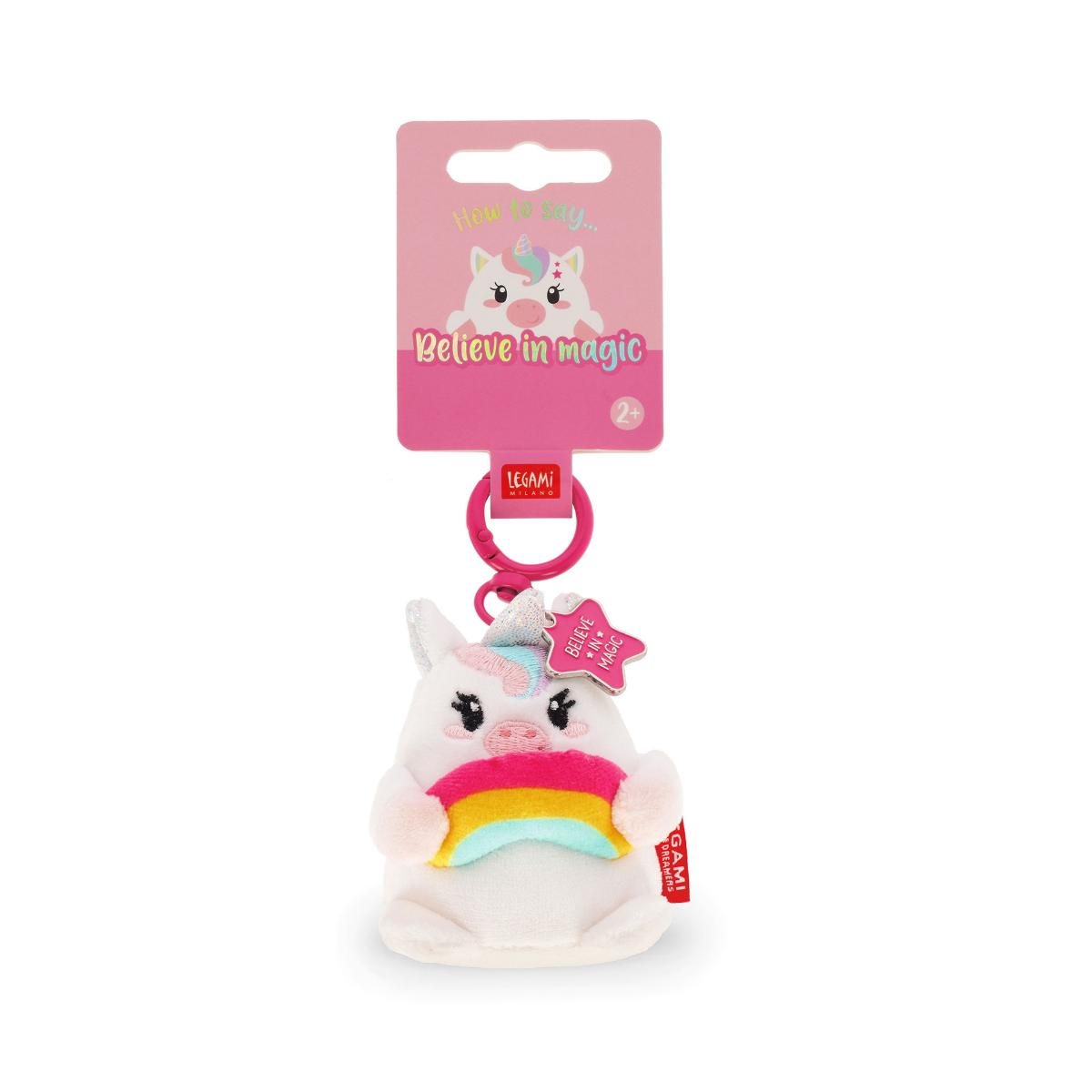 Unicorn Super Soft! Tiny Plush Keyring