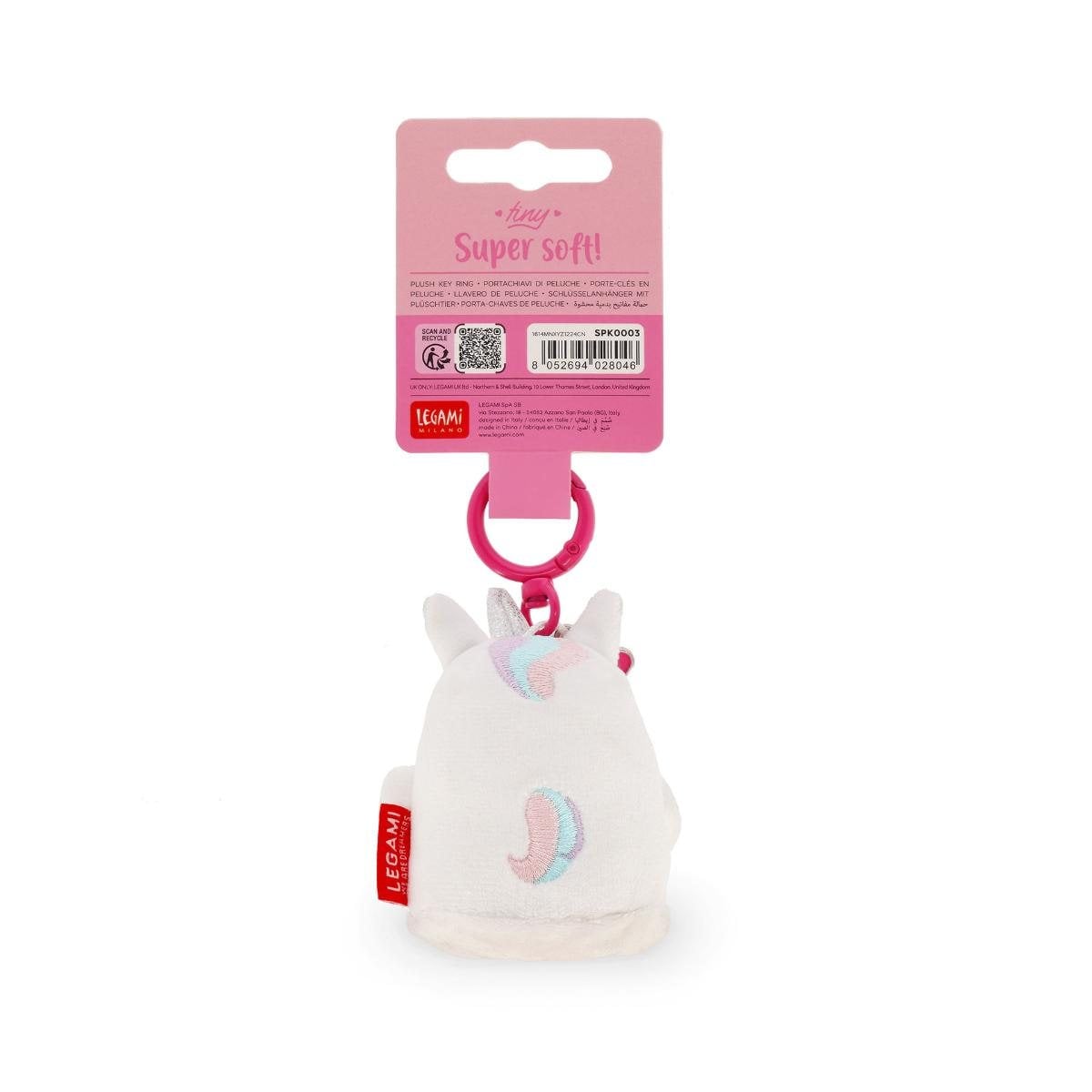 Unicorn Super Soft! Tiny Plush Keyring