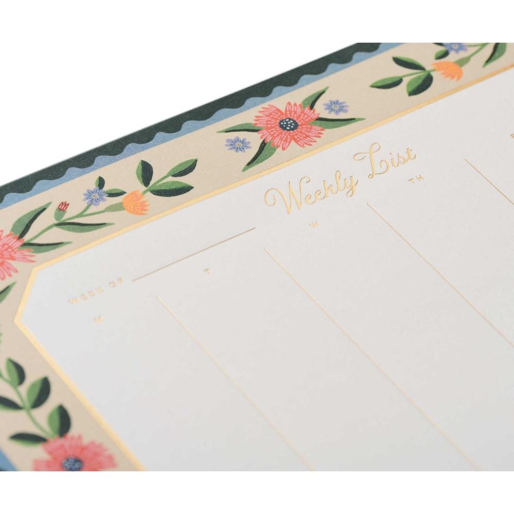Aster Weekly Desk Pad