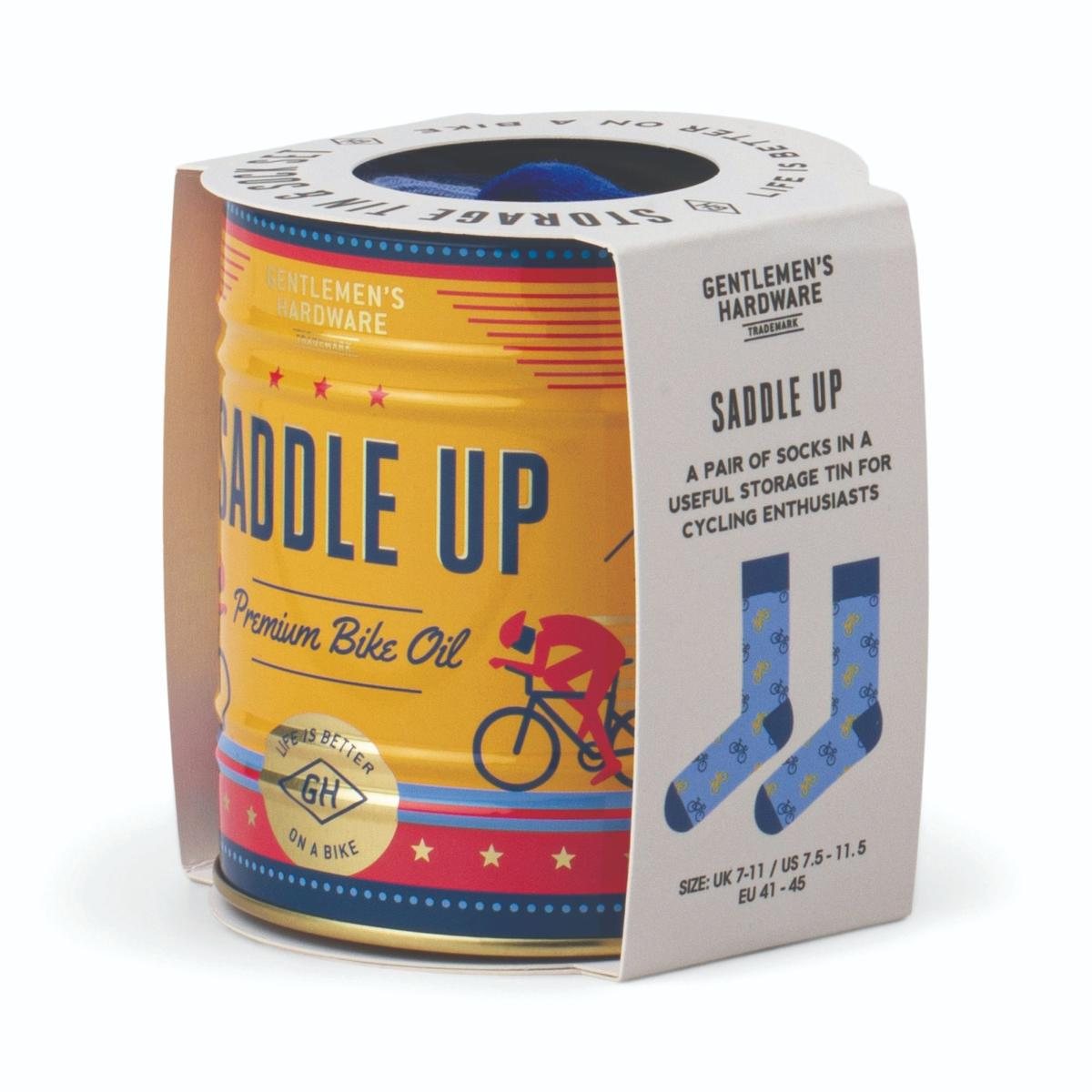 Socks And Storage Tin Saddle Up