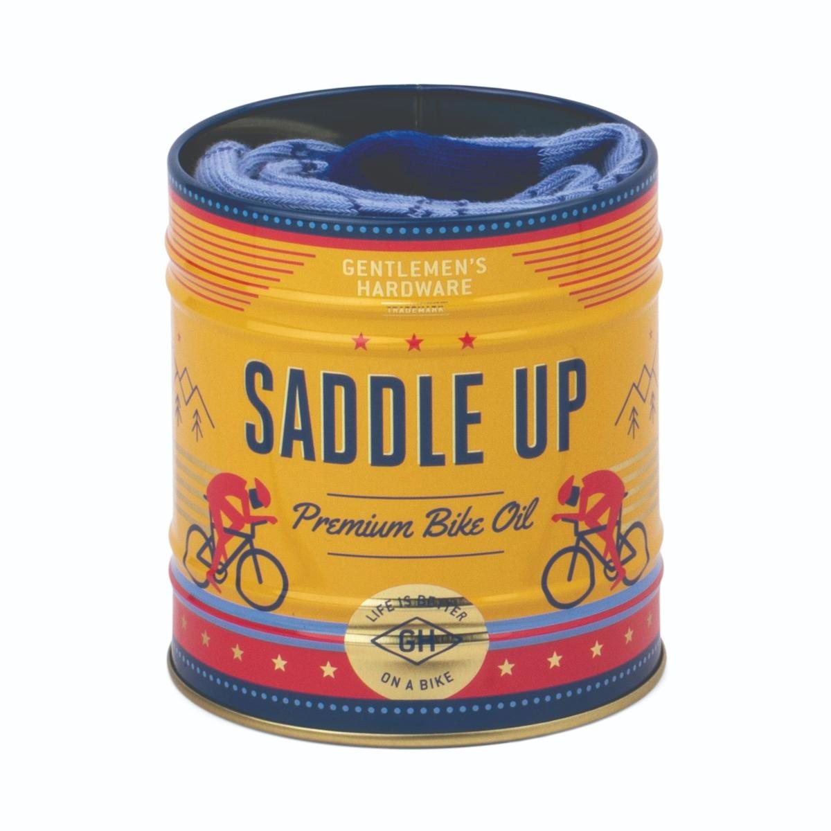 Socks And Storage Tin Saddle Up