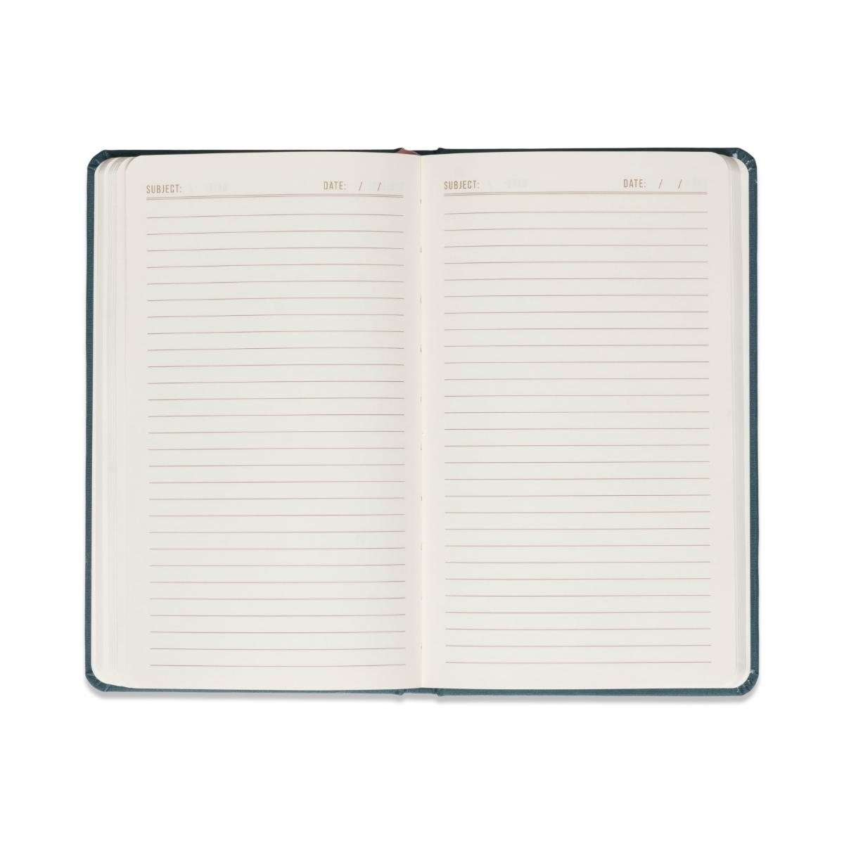 A5 Teal Moon Notebook