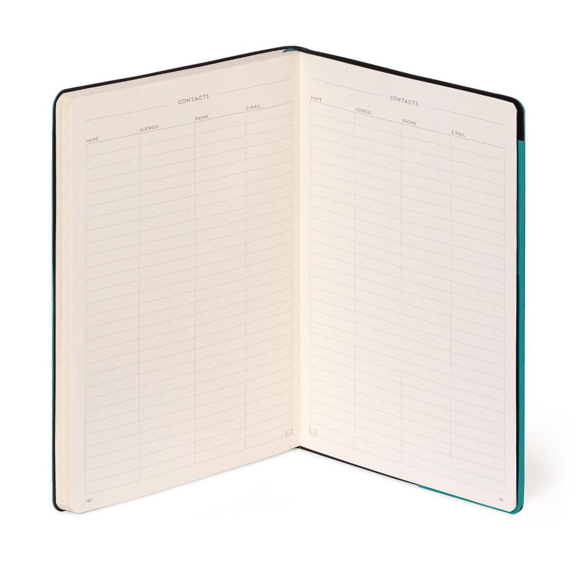 Malachite Green Lined Large Notebook