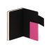 Raspberry Lined Medium Notebook