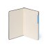 Retro Blue Plain Medium Notebook