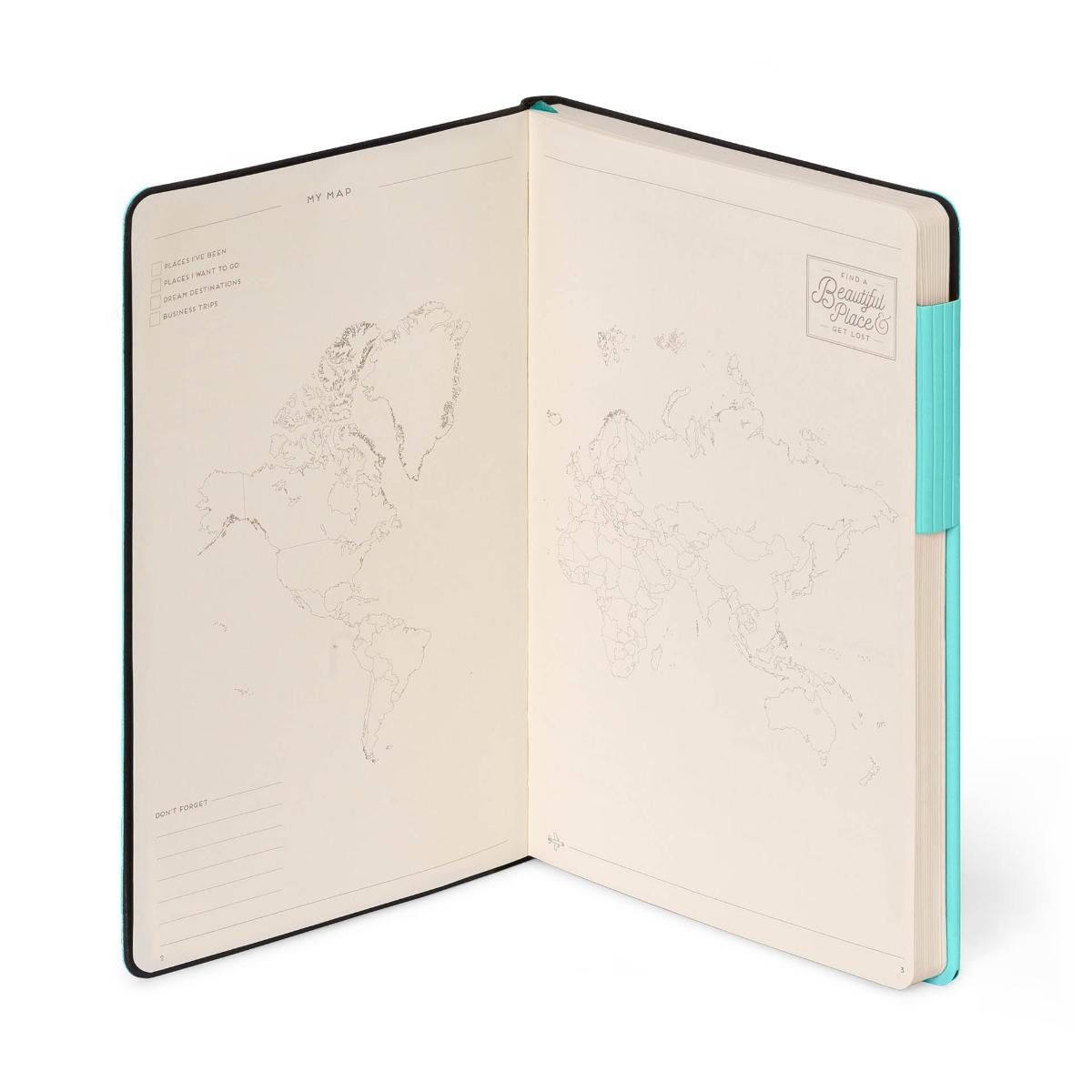 Aquatic Awe Lined Large Notebook