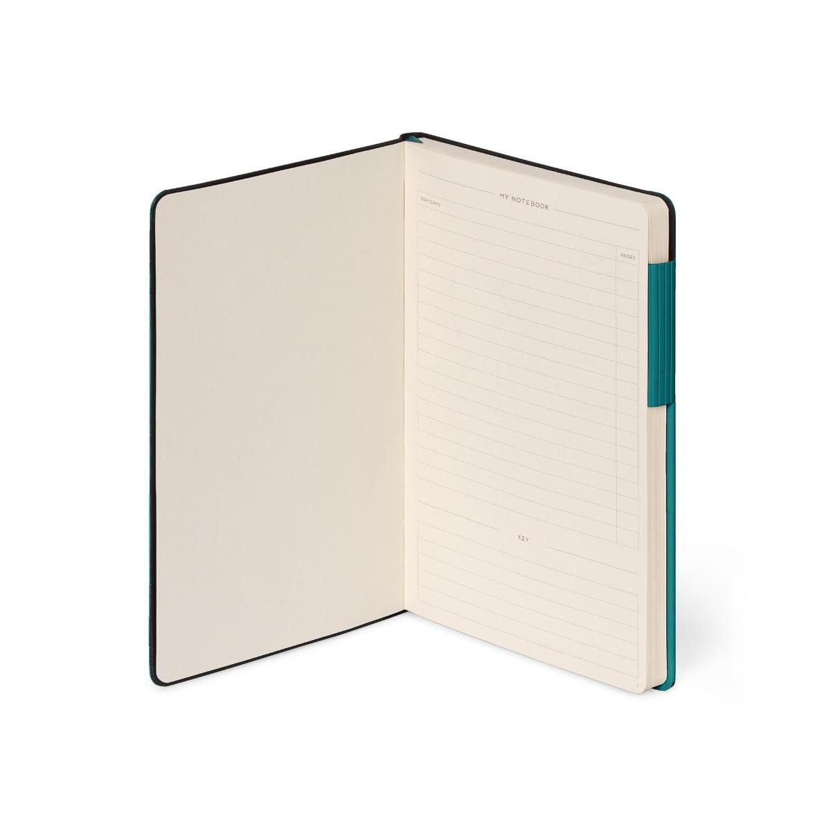 Malachite Green Plain Medium Notebook
