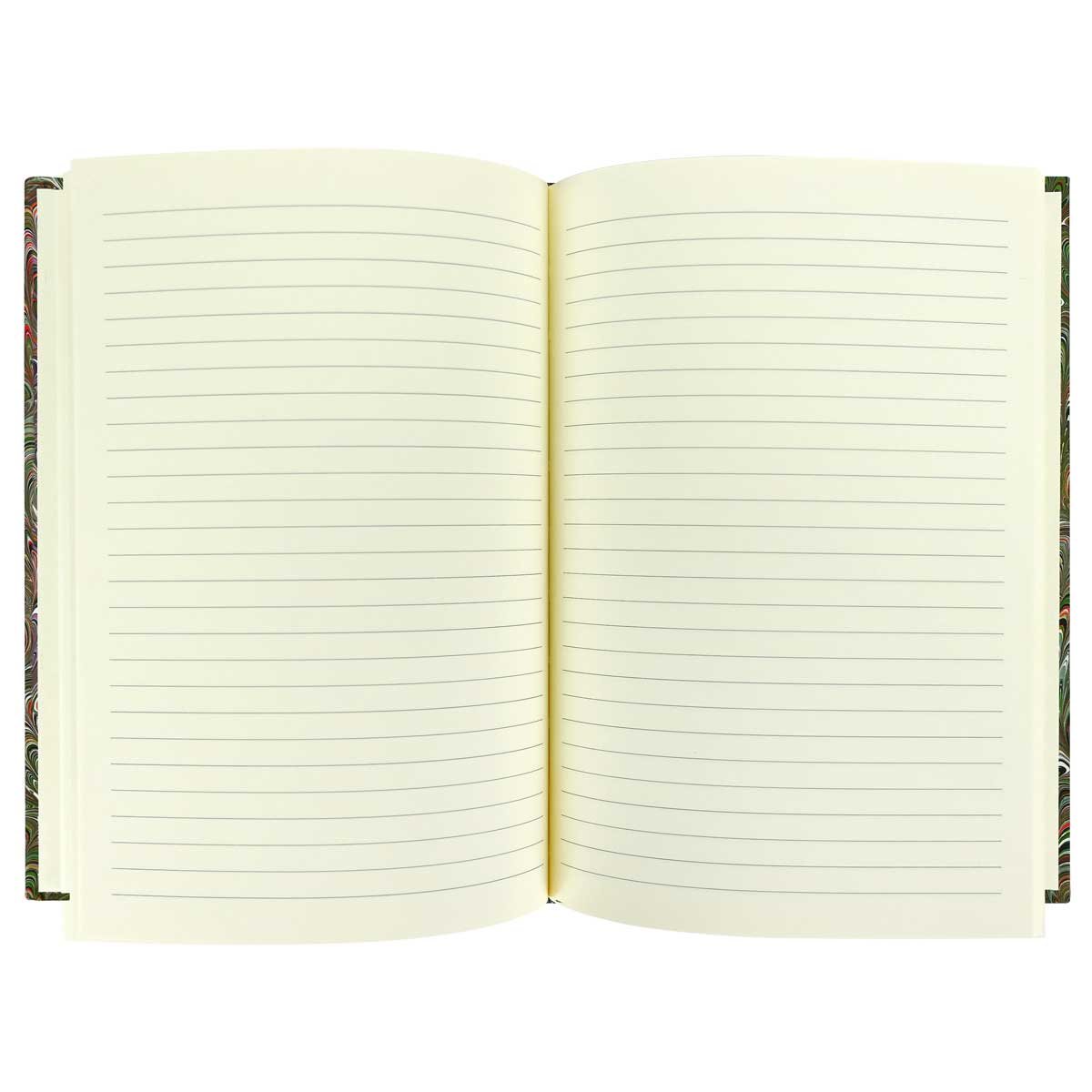 Marmor A5 Purple & Green Bouquet Lined Notebook