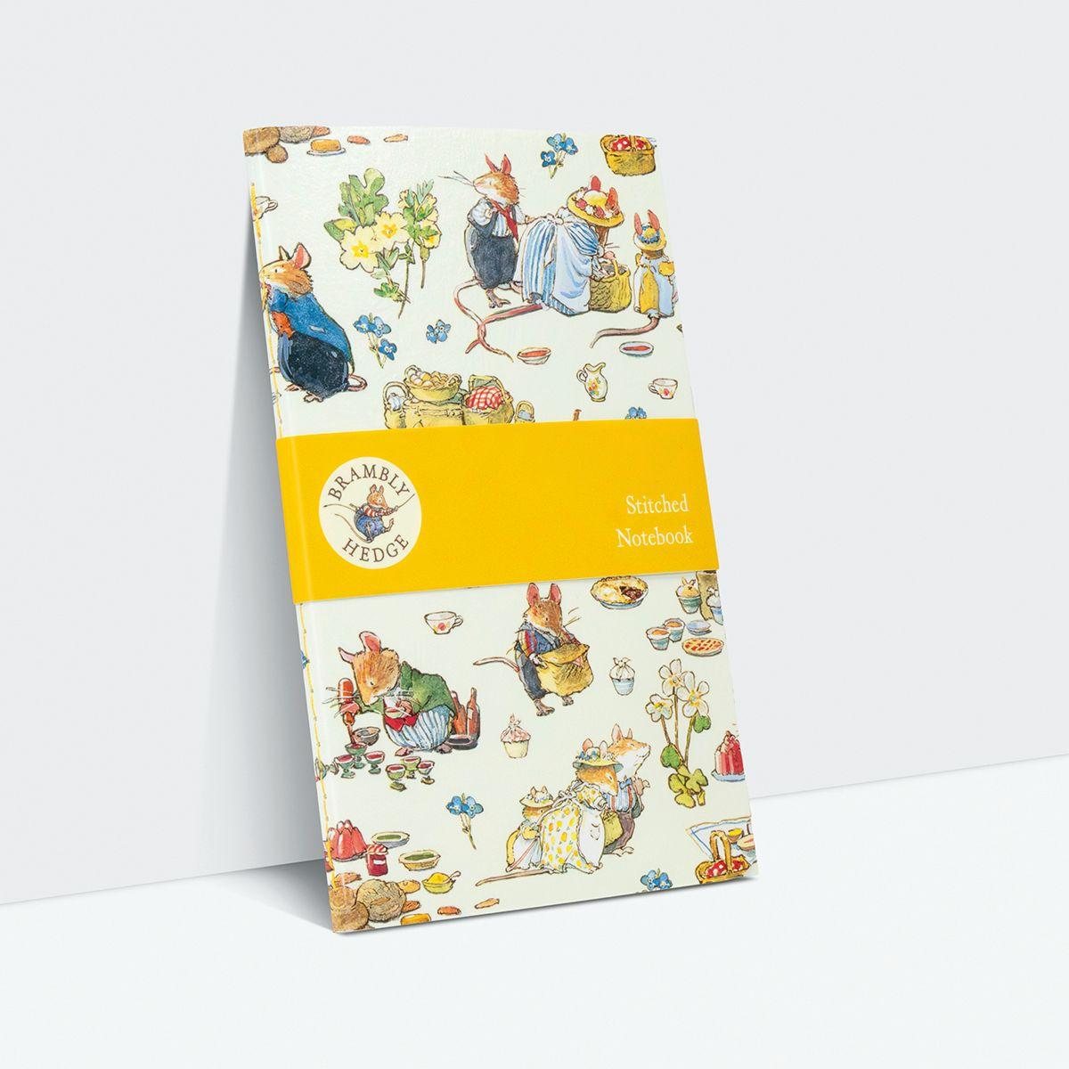 Spring Picnic Stitched Notebook