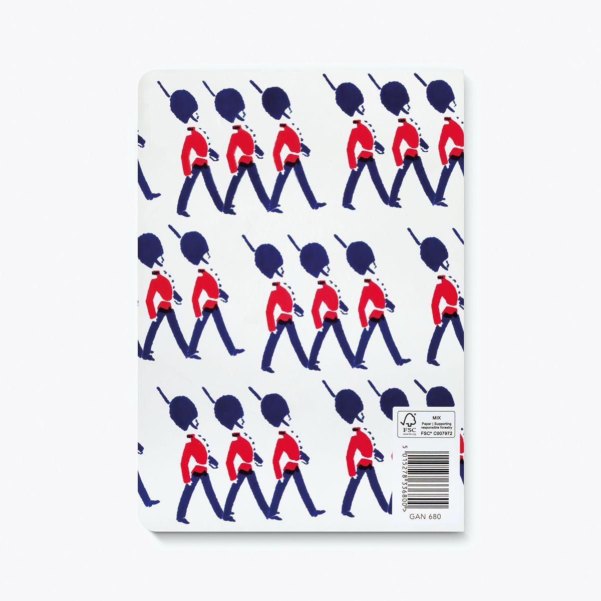 Marching Guardsmen A5 Deluxe Notebook