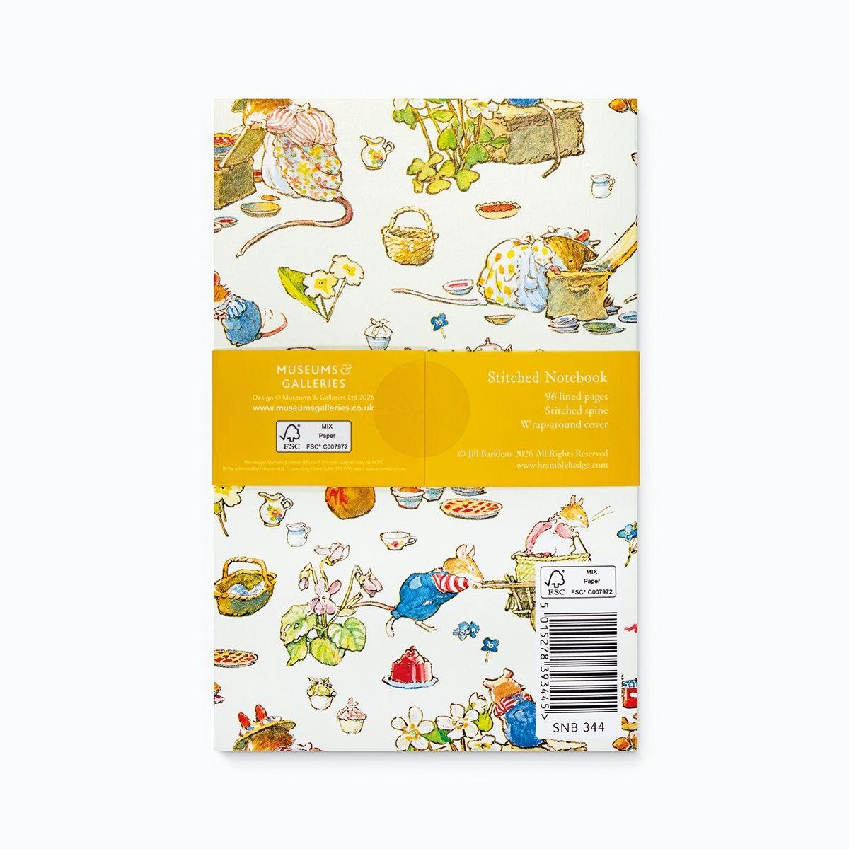 Spring Picnic Stitched Notebook