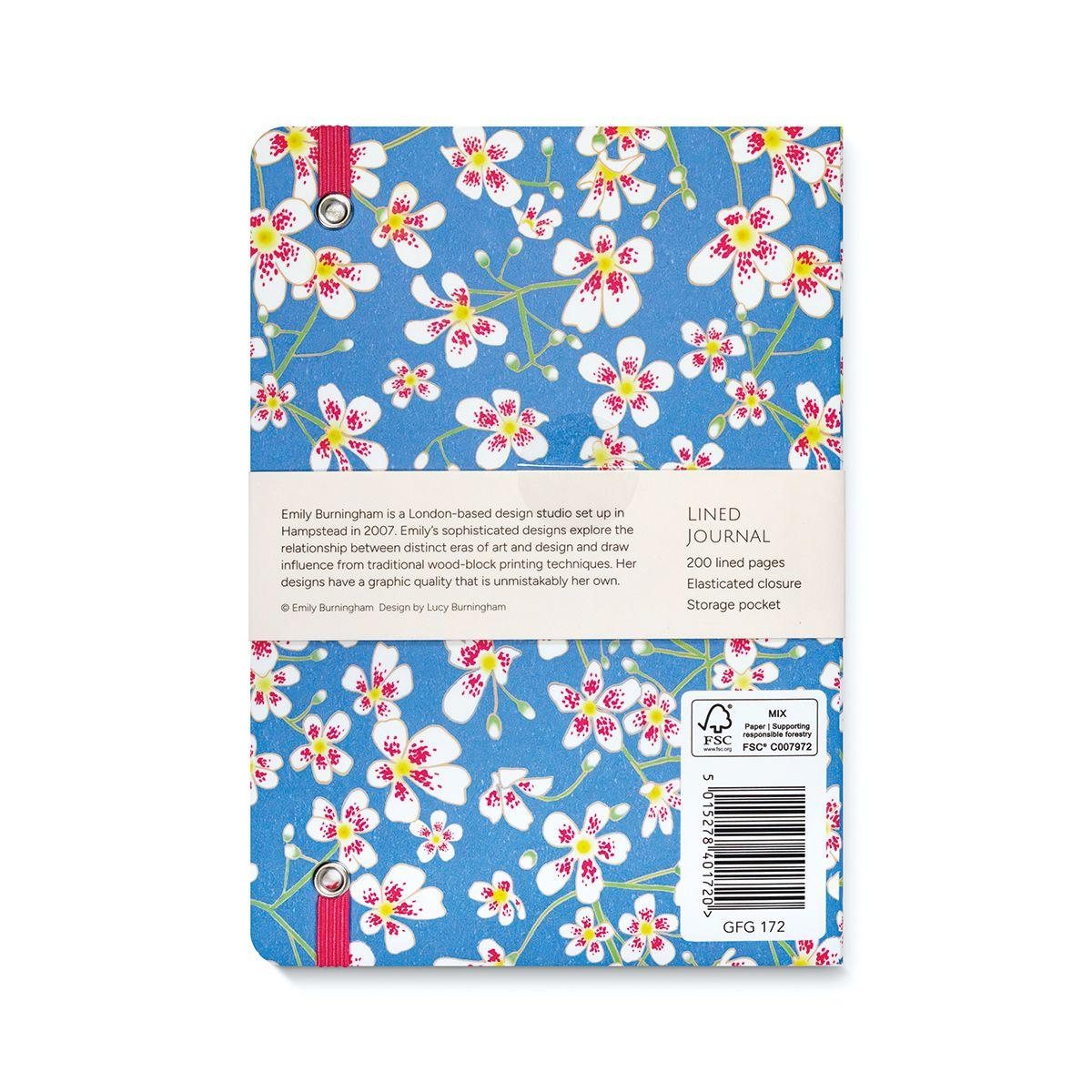 Saxifrage A5 Elasticated Lined Notebook