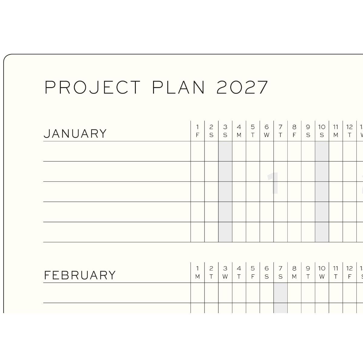 Sunflower Pkt Weekly Notes Soft Diary 2027