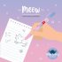 Meow Kitty Stackable Erasers