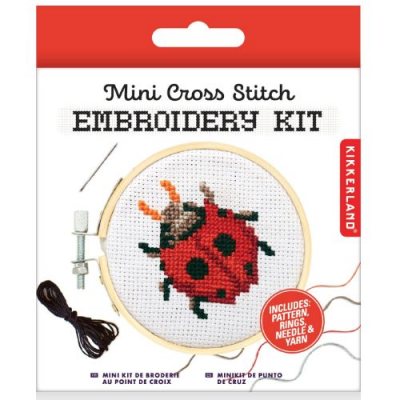 Mini Cross Stitch Kit Ladybug