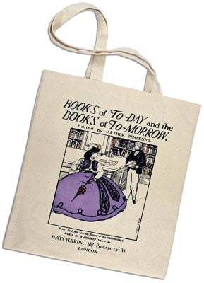 Hatchards Lady and Umbrella Tote Bag | Hatchards