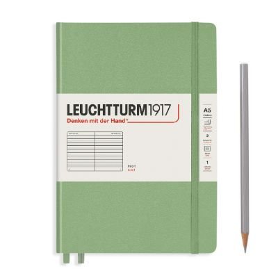 Sage Medium Ruled Notebook