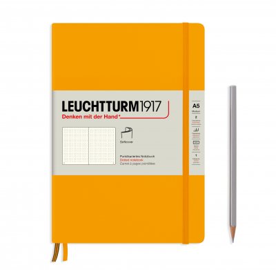 Rising Sun Medium Dotted Notebook