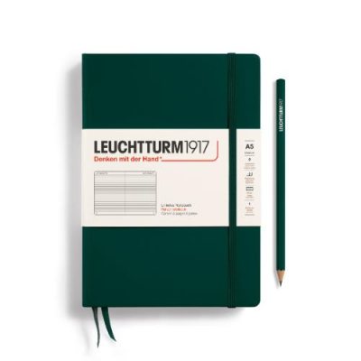 Forest Green Medium Ruled Notebook