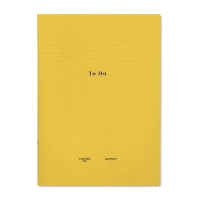 Laconic To Do Style Notebook