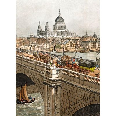 View Of London Greeting Card