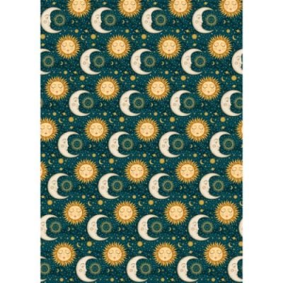 Sun & Moons Celestial 3M Roll Wrap