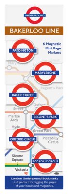 London Underground Mini-Marks- Bakerloo