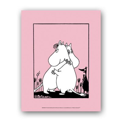 Moomin Hugging Print