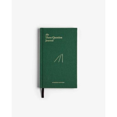 The Three Question Journal Green