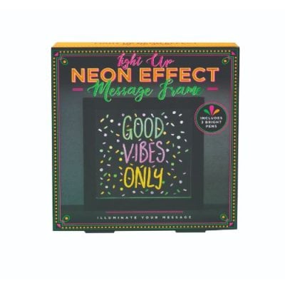 Light Up Neon Effect Message Frame