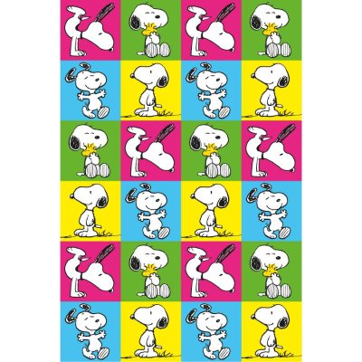 Snoopy Multi Colour 3M Roll Wrap