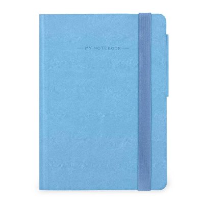 Retro Blue Lined Small Notebook
