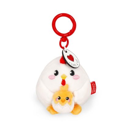 Hen Super Soft! Tiny Plush Keyring